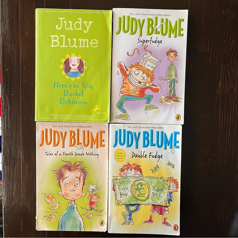 Judy Blume Books lot of 4